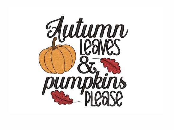 Autumn Leaves and Pumpkins