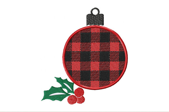 Christmas Holly and Christmas Ball