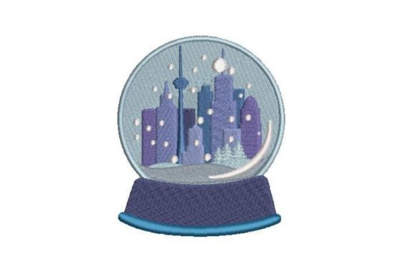 Cityscape Snow Globe