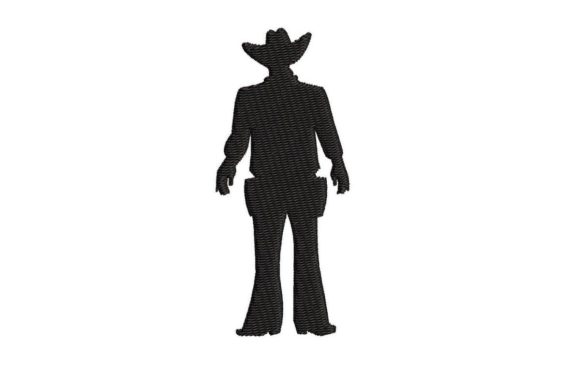 Cowboy in Standoff Silhouette