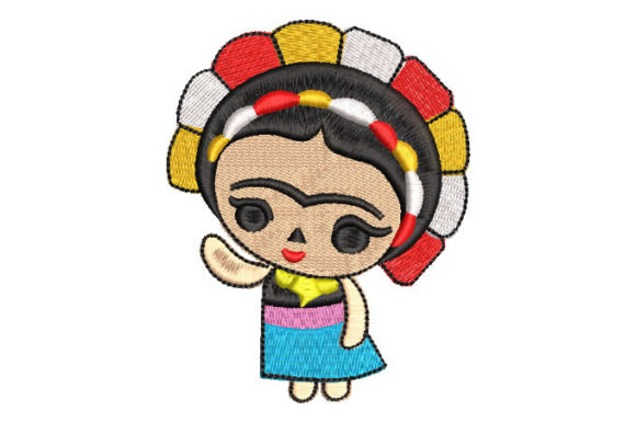 Doll with Flowers Embroidery Review