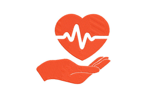Heart in Hand Health Care Love Symbol