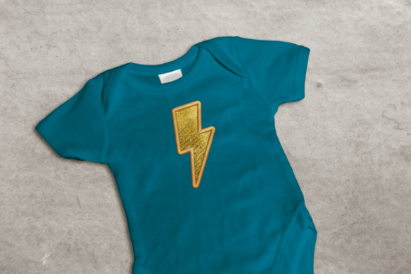 Lightning Bolt Applique