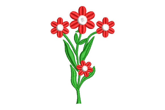 Plant with Red Flowers