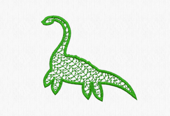 Scaly Swimming Dinosaur