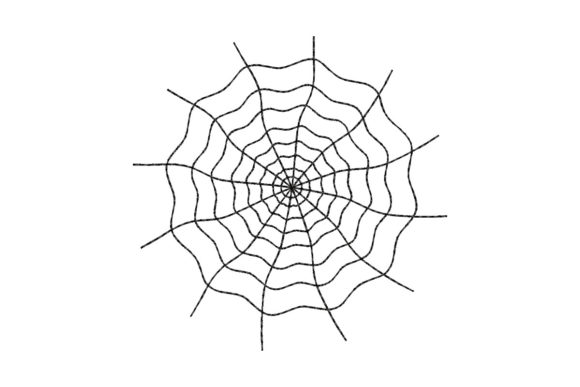 Simple Halloween Spider Web